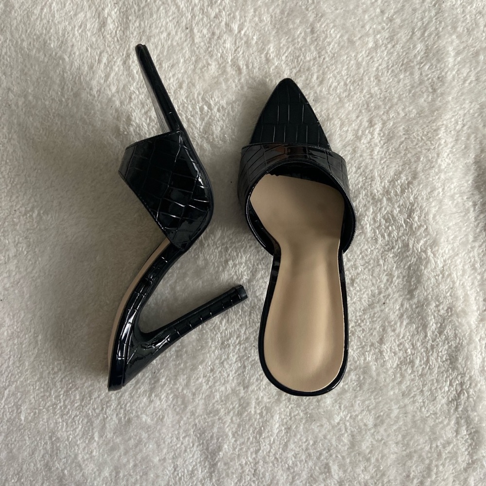 Black heels